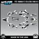 Graphics Kit for Yamaha YZ250 YZ125 (1996-2001) YZ 250 YZ 125 Lethal - White