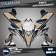 Yamaha YFZ 450R 450X Graphics Kit 2009 2010 2011 2012 2013 Decals ATV UTV Stick