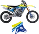 FACTORY EFFEX Candy Chrome Shroud Airbox Graphics Kit Suzuki RMZ 250 450