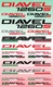 Motorcycle Sticker Decal for Ducati Diavel 1260 Set of 2 Vinyl Laminated
