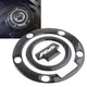 Fit YZF-R6 R6 R6S YZF600 Gas Tank 3D Decal Fuel Cover Sticker  Black