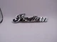 NOS Polaris Indian Genuine Small Script Badge 6" LH 5633406 Tank Emblem 5633406