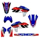 2024-2025 YZ 450 FX RICOCHET Blue Senge Graphics Kit Compatible with Yamaha