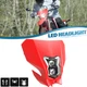 LED Headlight DRL Halo RED Mask Projector For Honda CRF450L CRF450RL 2019-2024
