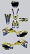 Fits Yamaha YZF250-450 2006 to 2009 yzf450 yz250f graphic kit stickers YZF