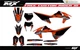 Fit KTM XCW XCFW EXC EXCF 2020 to 2023 & 2019 to 2022 SX SXF XC XCF graphic kit