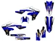 2019-2023 YZ 450 FX VELOCITY Blue Senge Graphics Kit Compatible with Yamaha