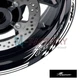 Blue Rim Tape 17 inch Wheel Sticker AA02 Fit Suzuki GSX1300R Hayabusa 99-20