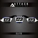 Attack Graphics Elite Number Plate Backgrounds For Yamaha YZ250 2023