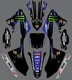 Graphics for Yamaha YZ 125 250 YZ250 YZ125 2022 2024 Decals stickers shrouds