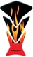 ARIETE 12970-FU HARRI'S PUZZLE TANK PROTECTORS BLACK FLAME