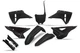 UFO Black Plastic Kit Honda: CRF250RX (2025-2026), CRF450RX (2025-2026)