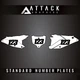 Attack Graphics Number Plate Backgrounds For Beta 300 RX 2025