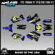 Graphics Kit for Yamaha YZ250 YZ125 (1996-2001) YZ 250 YZ 125 Turbo - Yellow