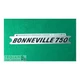 DECAL, SIDE PANEL, BONNEVILLE 750, BLACK SILVER, FOR TRIUMPH, GENUINE, 60-7054