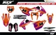 Fit KTM XCW XCFW EXC EXCF 2017 to 2019 & SX SXF XC XCF 2016 to 2018 graphic kit