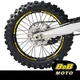 Yellow Camo Dirt Bike Rim Wraps Sticker For Suzuki DR-Z 400S 00-21 07 08 09