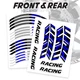 Blue 17 inch Wheel Sticker FC66 For Yamaha FJ09 MT-09 Tracer 18-20 19