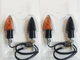 4 BLACK ARROWS SHORT LAMP APPROVED for Honda XR 250 SM Dall'Ara - XR 400 RT