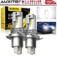 AUXITO H4 9003 HB2 LED Headlight Kit Bulbs High Low Beam Super White 60000LM A+