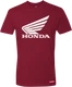 Honda Apparel Honda Wing T-Shirt 2XL Red NP21S-M3018-2X