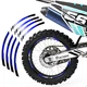 SHADE 21" 18" Wheel Rim Sticker For Suzuki DR 250Z DR 200S RMX 450Z DR-Z 250