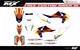 Fit KTM XCW XCFW EXC EXCF 2020 to 2023 & 2019 to 2022 SX SXF XC XCF graphic kit