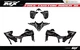 Fits YAMAHA YFZ450R 450X (2014 to 2024) graphic kit decals stickers racing yfz