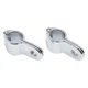 Kuryakyn 1in. Magnum Quick Clamps - Chrome - 1002