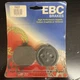 EBC Brake Pads FA37 - Organic High Perf Brake Pads for Motorcycle - 1 Pair