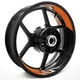 For Kawasaki ER6N 06-17 16 15 14 13 Motorcycle Inner Rim Sticker A01B Orange