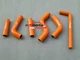 Orange Hose Kit Fits KTM 400 525 EXC 400EXC 525EXC 2002-06 02 03 04 05 06