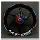 Track version Wheel decal + rim sticker for Yamaha MT-09 MT09 mt09 mt09 new