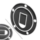 Gas Tank Fuel Cap Cover Protector Pad ABS For Kawasaki Ninja ZX-10R/6R/9R 04-05