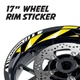 DIMA 17'' Rim Wheel Stickers Decal For Kawasaki VULCAN S 650 EN650 15-20 19 18