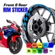 For Yamaha FZ10 MT-10 18-24 23 22 21 GP01 17 inch Wheel Rim Stickers Decal