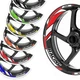 Red Custom Wheel Decal Stickers GP06 For Honda CB650F CB650R