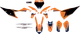 D'COR VISUALS KTM Graphic Kit 2018-2022 KTM Racing Models