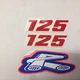 125 Displacement Decal Sticker Set  Radiator Shroud  Rentha Sticker KTM
