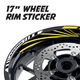 TTIN 17'' Rim Wheel Stickers Decal Kit For Honda CBR1000RR-R Fireblade SP 20-21