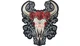 Lethal Threat D.O.D Western Skull Large Embroidered Patches #LT30228
