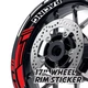 JAZZ19 17'' Rim Wheel Stickers Decal For Honda CBR1000RR-R Fireblade SP 20-21