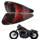 3D Motorcycle Decals Fuel Gas Tank Stickers for Harley XL883 1200 2Pcs
