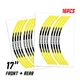 P03B For Ducati SUPERSPORT S 18-20 Yellow Rim Stripes Kit Sticker 19