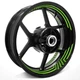 For Kawasaki Ninja 650R 06-24 23 22 Motorcycle Inner Rim Sticker C01B Green