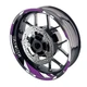 GP06 Purple Racing 17" Rim Wheel Sticker For Yamaha FJ09 MT-09 Tracer 18 19 20