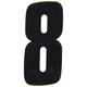 FACTORY EFFEX 941629 FX 2015 NUMBERS STANDARD 8" BLACK 8