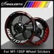 Reflective Motorcycle Wheel Sticker Rim TapeDecals Graphics  For YAMAHA MT10SP