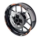 A01B For Triumph TT 600 2000-2003 Orange Trim Size 17'' Sticker 02 01