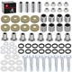 Front Upper & Lower A-Arm Bushing Seal Kit w/ Bolts for Suzuki LT-Z400 Quadsport
